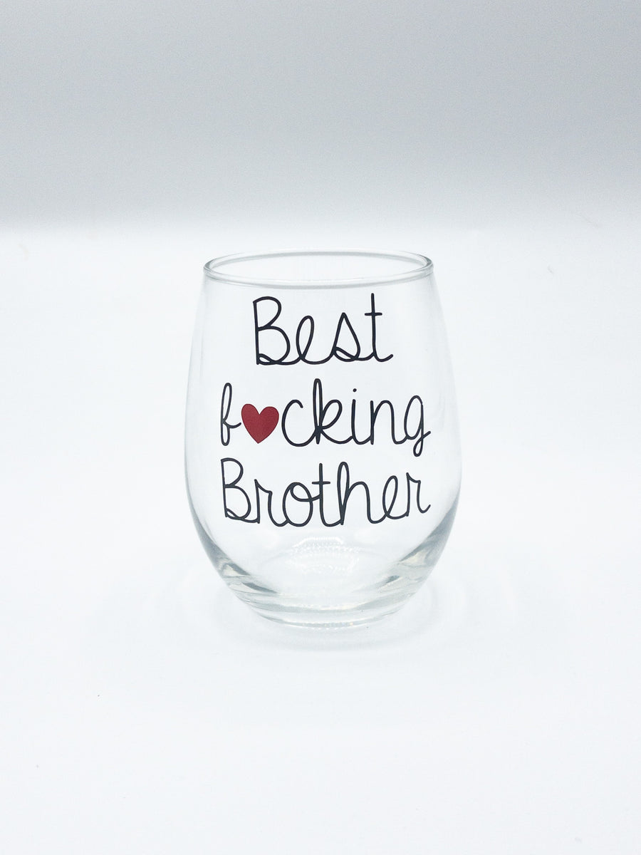 BEST F❤CKING GIGI wine glass – Fbombs & Booze