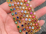 Preorder Heart Evil Eye Bracelet