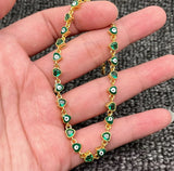Preorder Heart Evil Eye Bracelet