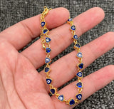 Preorder Heart Evil Eye Bracelet