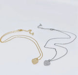 "FUCK OFF" Gold Plated Heart Pendant Necklace