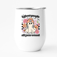 I ghost people year round wine tumbler Clearance