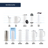 20oz SUBLIMATION SKINNY EDGE TUMBLER