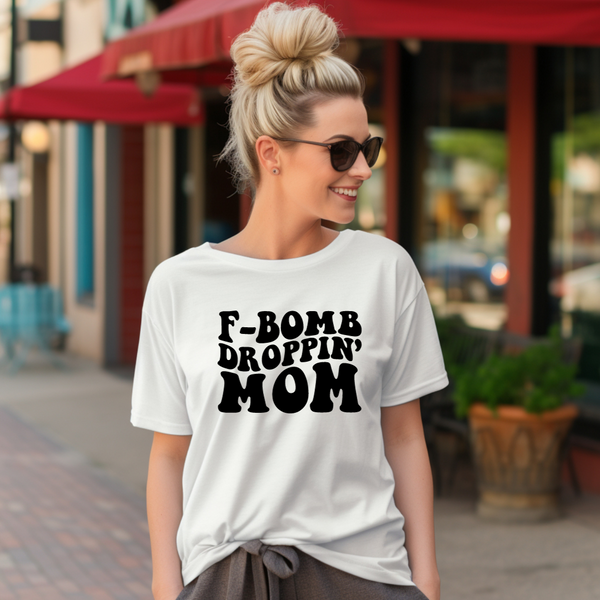 Fbomb Mom White Shirt Clearance