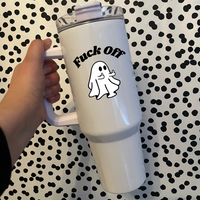 Fuck Off Ghost 40oz Tumbler