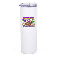 Mardi Gras Drinking team Coffee Tumbler