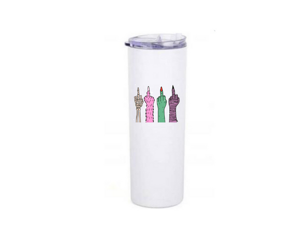 Monster Middle Finger Coffee Tumbler