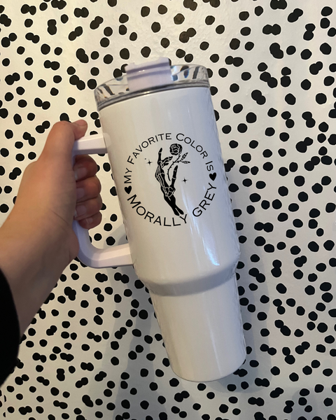 Morally Grey 40oz Tumbler