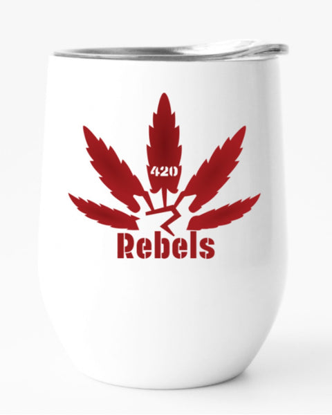 420 Rebel Wine Tumbler  Fbombs & Booze