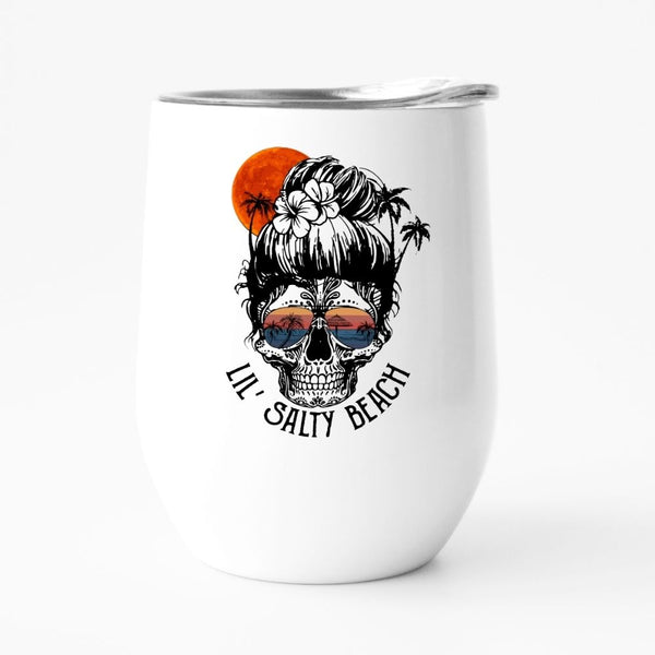 Salty lil beach wine tumbler Clearance