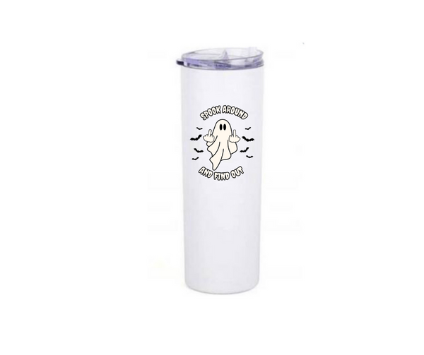 Ghost Around and Find Out Coffee Tumbler
