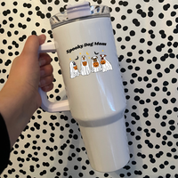 Spooky Dog Mom 40oz tumbler